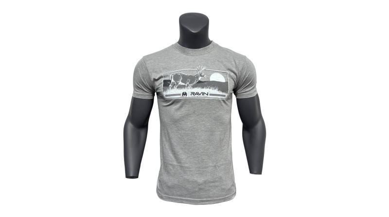 RAVIN Moon Tee Heather Gray Front